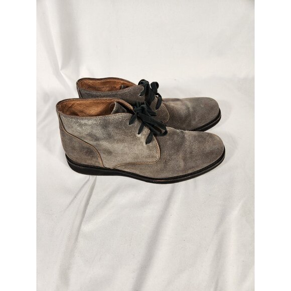 John Varvatos Freeman Lace Up Gray Suede Ankle Boots Size 9.5 main image 10